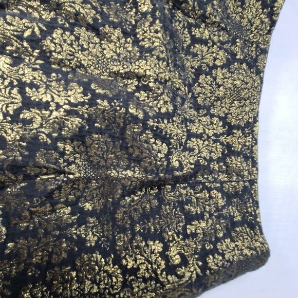 Worthington Gold Metallic Damask Pencil Skirt - Picture 4 of 8